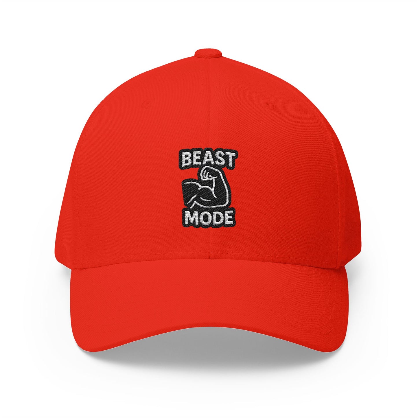 Beast Mode Series - Arm Flex - FlexFit Embroidered Baseball Cap
