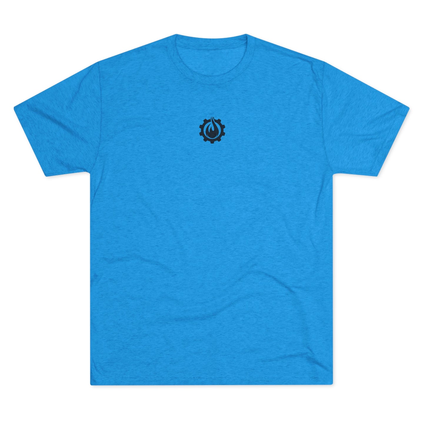 Fireball Gear - Flame & Gear Centered - Black - Fitness Triblend T-shirt