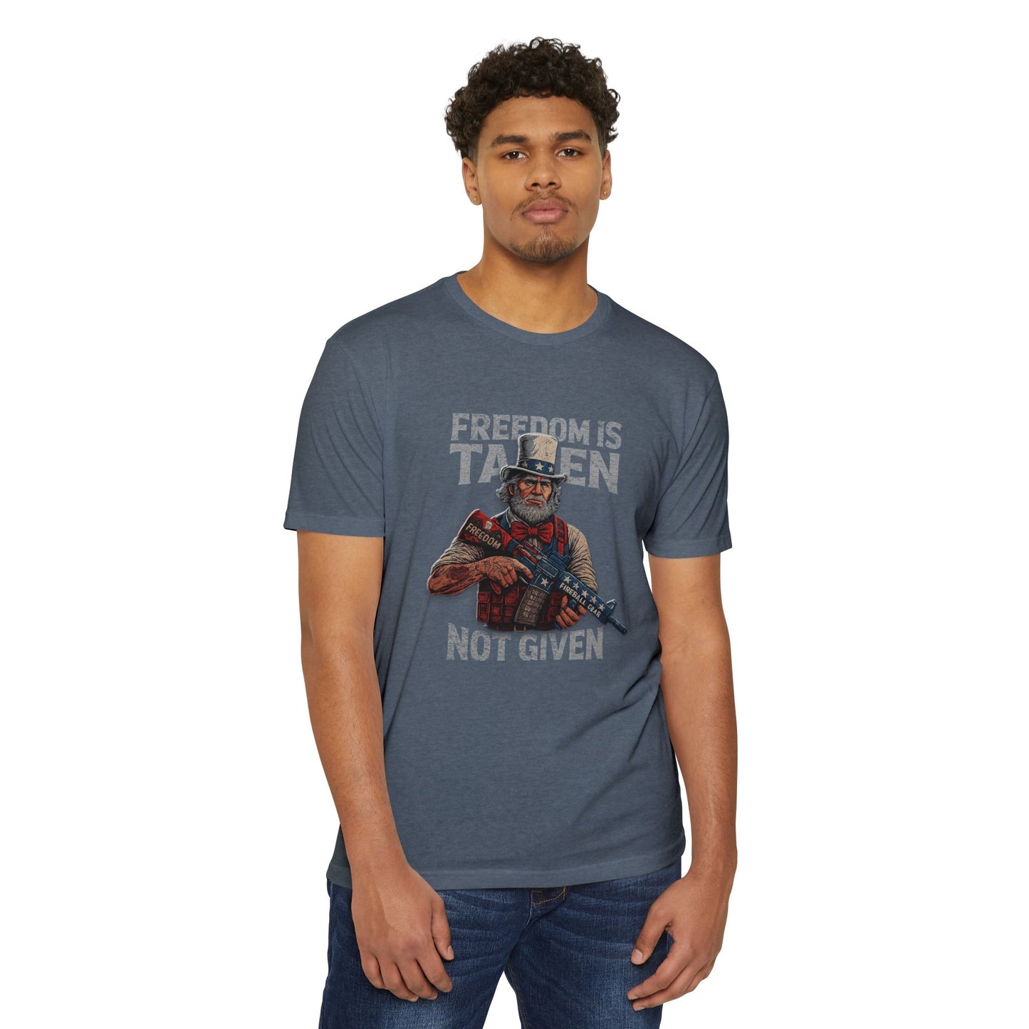 Freedom is Taken, Not Given - Gaming T-shirt