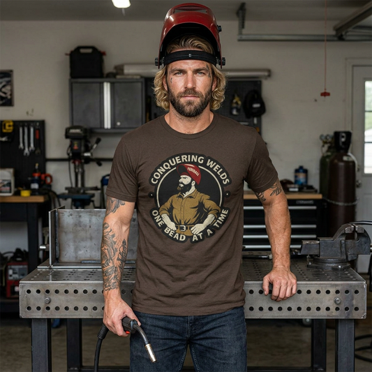 Conquering Welds, One Bead at a Time - T-shirt