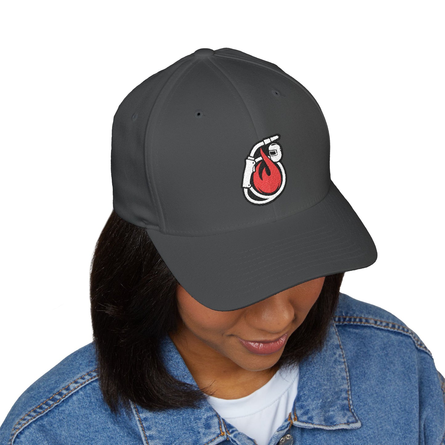 Fireball Fabrication - Brand Logo - No Text - Flexfit Cap