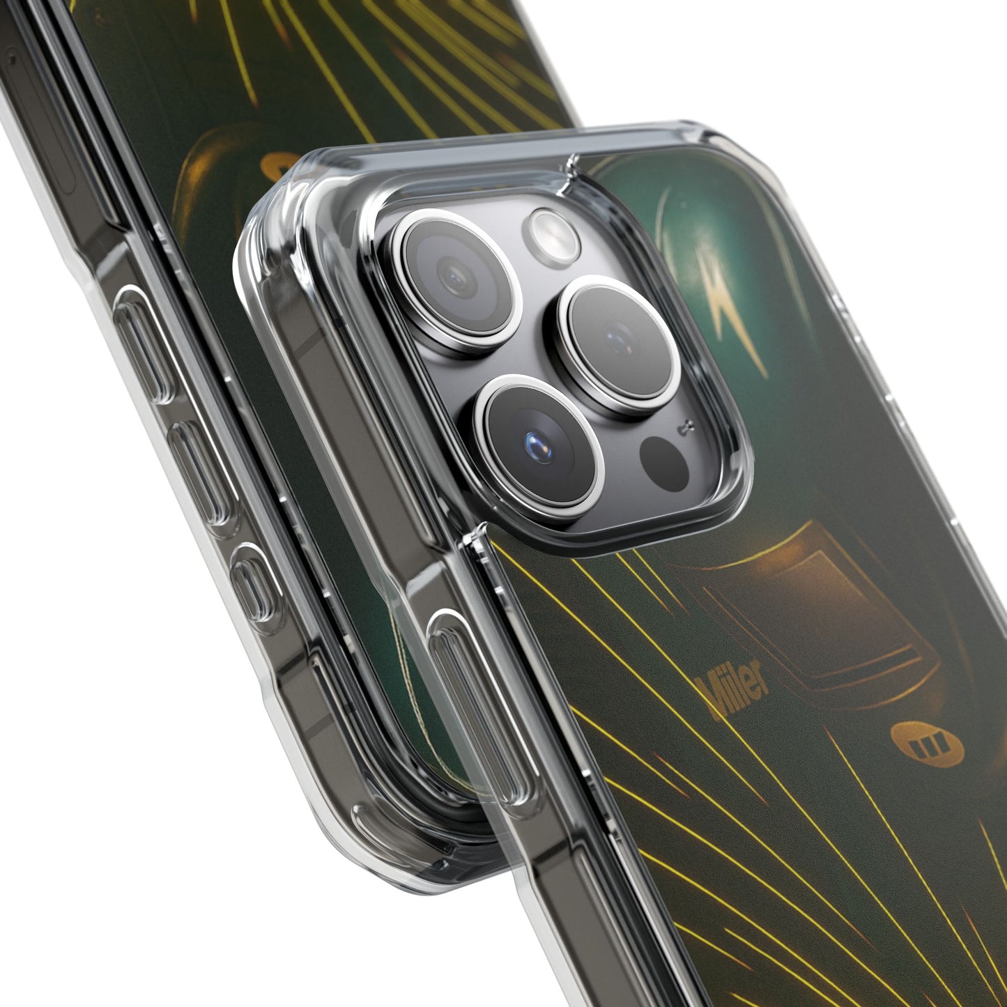 Miller Welder - Magnetic Clear Impact iPhone Cases